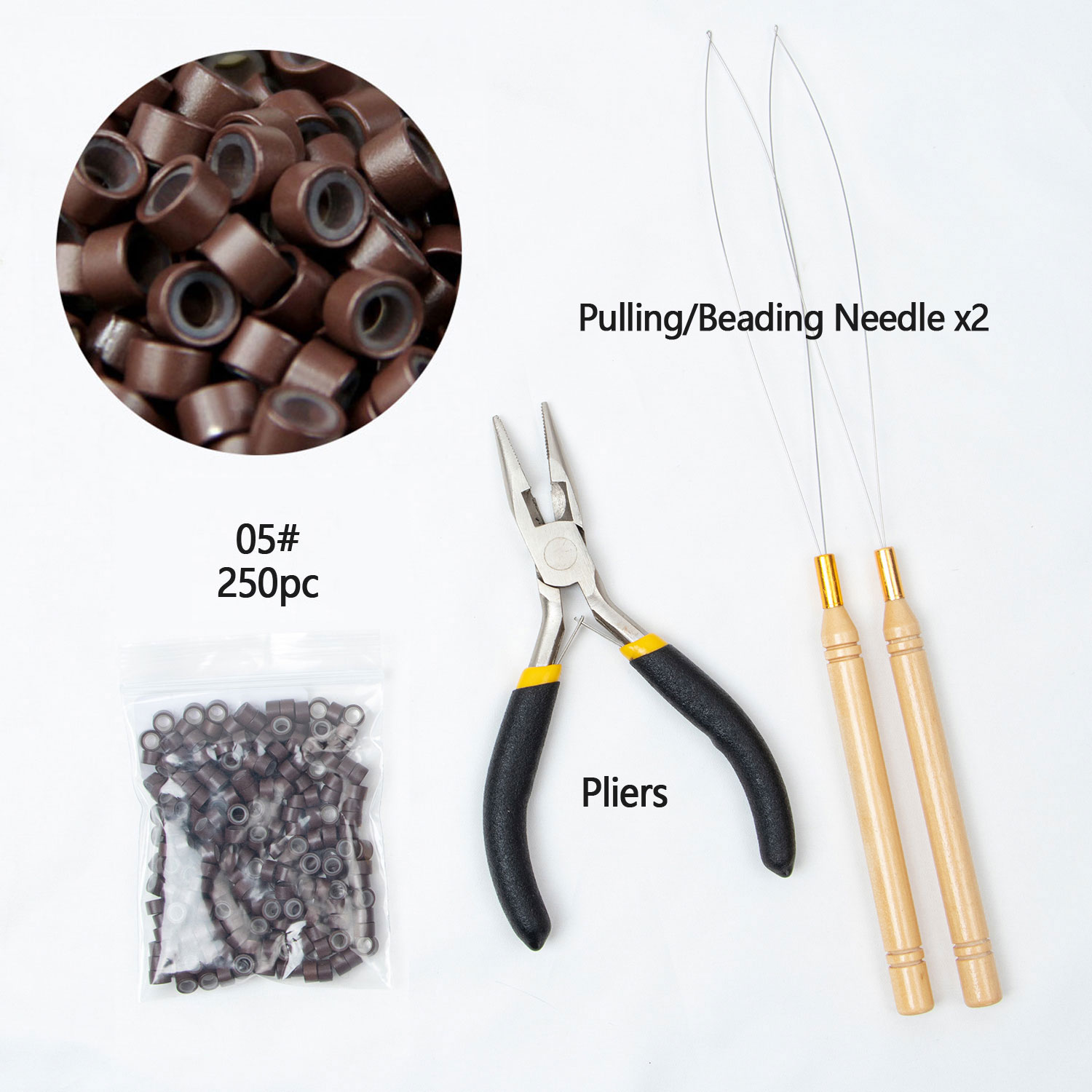 Microlink haarverlenging Metaal Stalen Tang I-tip haarverlenging micro nano ring haarringen Haartang microlink hair extensions