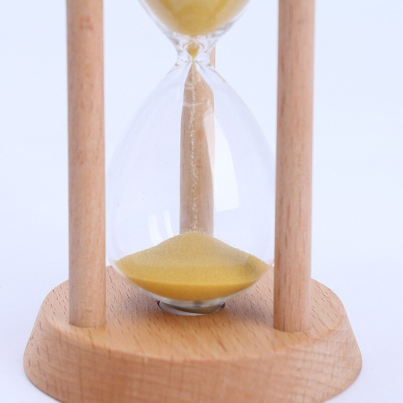 Uur Glas 30 Minuten Zand Zandloper, Ronde Houten Uur Glas Zand Timer Klok Voor Home Decor, zandloper Timer Kinderen