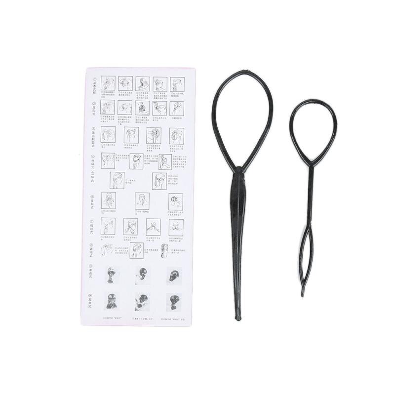 1pcs Multi-style Women Hair Twist Styling Clip Stick Bun Maker DIY Hair Braiding Tools Hair Accessories Braider DIY Hairstyle: 03