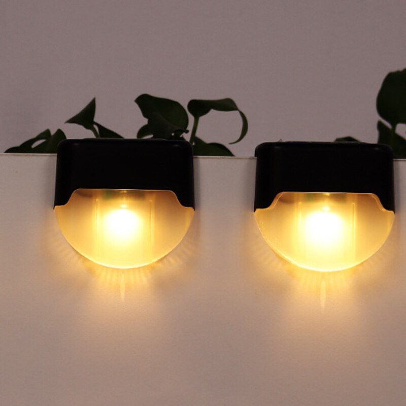 4X Solar LED Bright Deck Lights Outdoor Garden Patio Railing Decks Path Lighting Garden Landscape Supplies