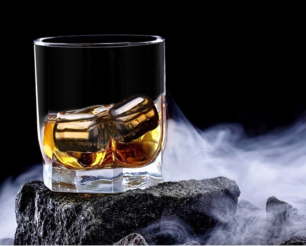 Original Circle Joy Ice Cube 304 Stainless Steel Washable Long-term Use Ice Maker For Wine Corks Fruit Juice