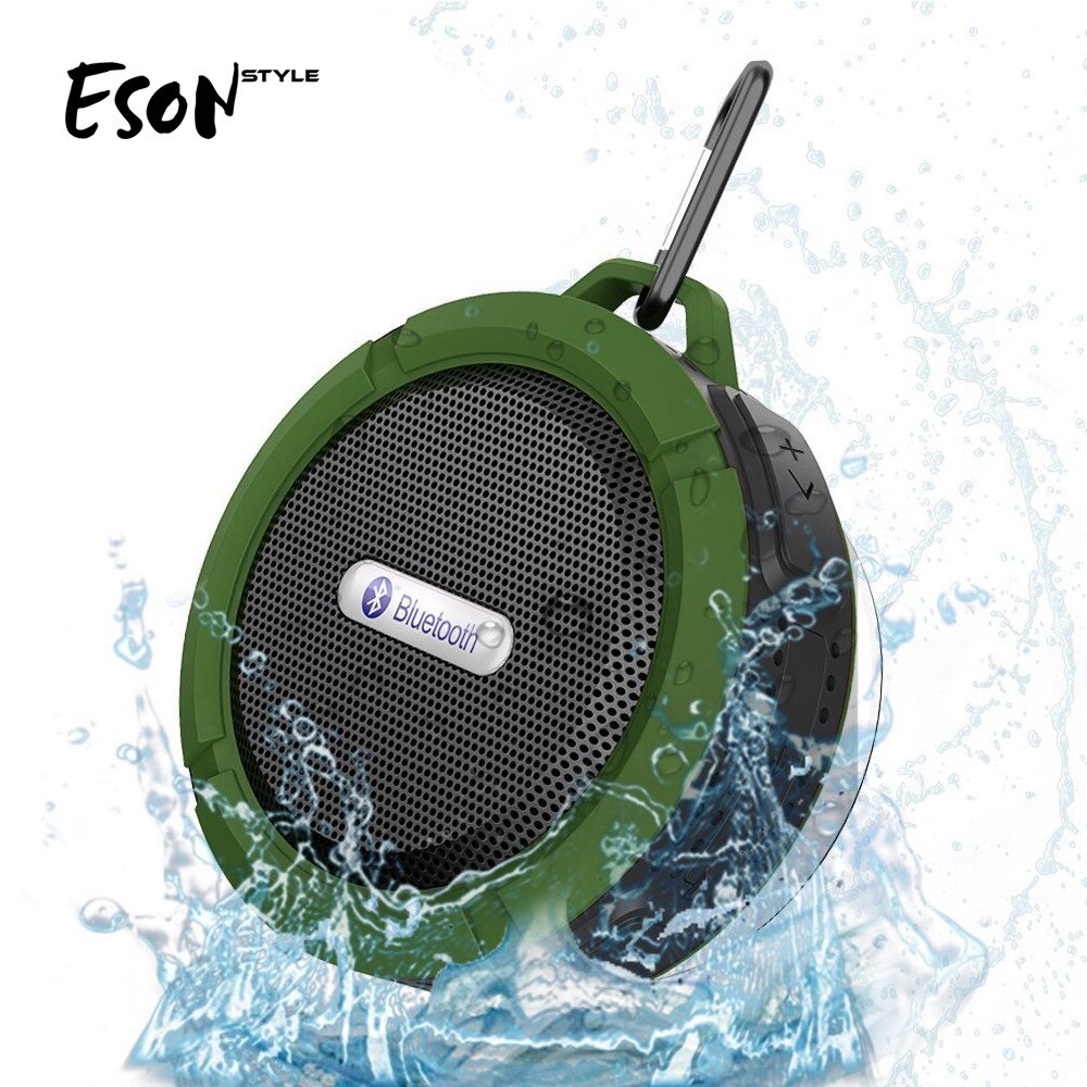 Draadloze Draagbare Kleine Speaker Outdoor Auto Card Mini Bluetooth Speaker: green