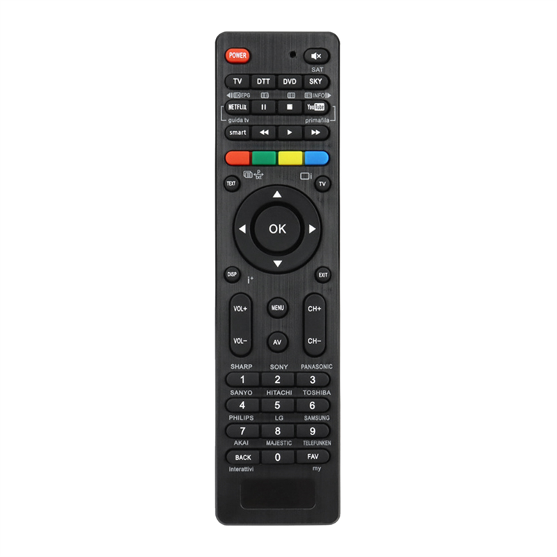 4 In 1 Universele Afstandsbediening Voor Tv Dtt Dvd Sky One-Key Zoeken Automatische Matching