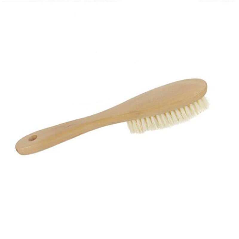 Natuurlijke Houten Handvat Schoon Borstel Multifunctionele Kleding Borstel Schoonmaak Tool Schoenen Borstel Voor Thuis Wasserij Stomerij