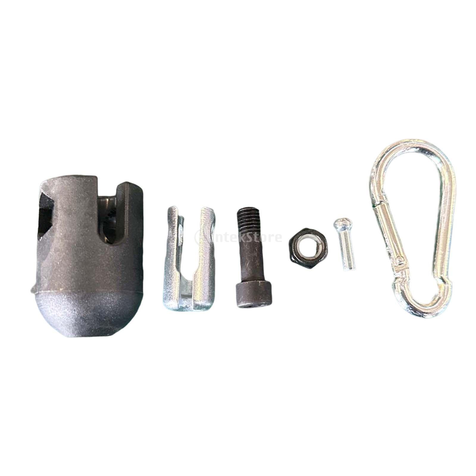 Gym Katrol Machine Kabel Ball Stopper Bevestigingsset Gewicht Kabel Machine Waslijn Katrol Kit Gym Apparatuur Onderdelen Voor Workout: Black