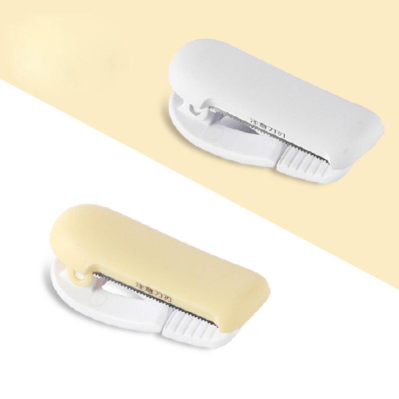 1pcs Japanese KOKUYO Washi Tape Mini Cutter Cutting Clip Light Color Series Stationery Small Hand Tear Tape Cutter