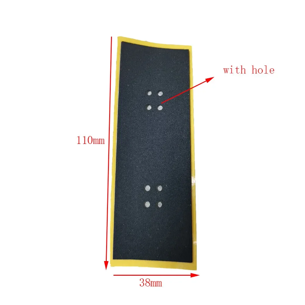 Toets Foam Grip Tapes Voor Vinger SkateBoard Antislip Houten Toets Dek Plakband Stickers Zwarte Mat 38mmX110mm