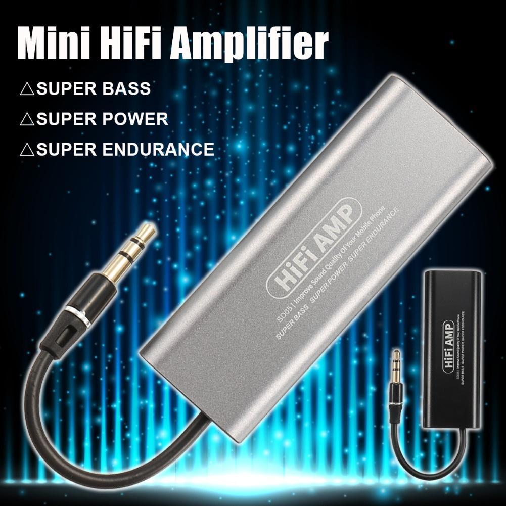 SD05 mini portatile 3.5mm cuffia auricolare HiFi amplificatore Audio stereo durevole portatile leggero