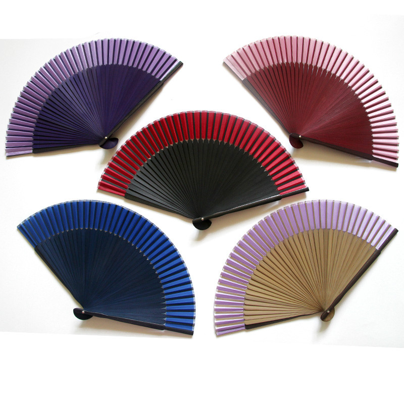 Abanico de baile Para mujer, ventilador de seda de bambú, Cheongsam chino, Hanfu, clásico, portátil, Para Boda, Verano