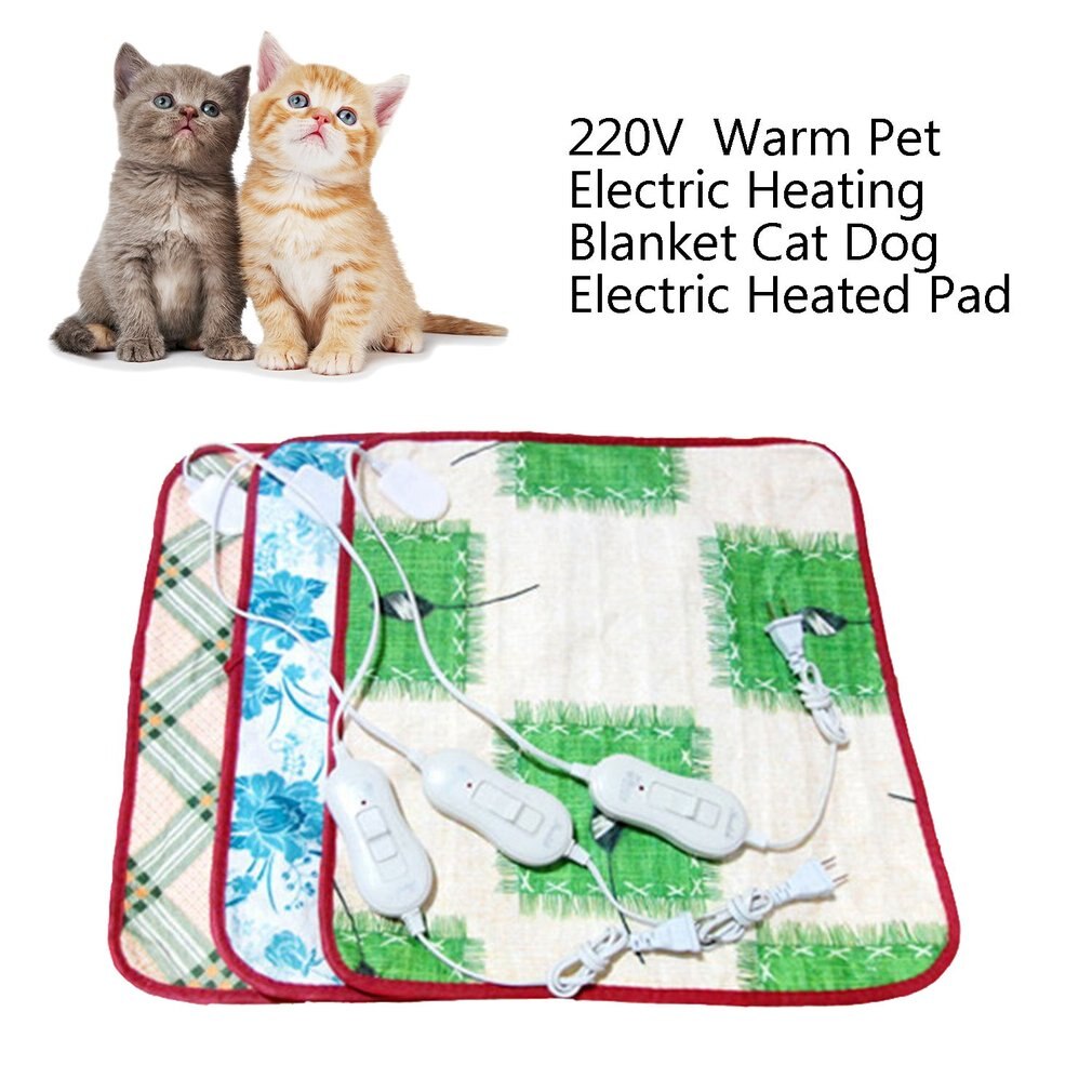 Huisdier Pluche Elektrische Deken Dieren Bed 220V Heater Mat Verwarming Goede Kat Hond Bed Lichaam Winter Warm Tapijt Elektrische warmte Pad
