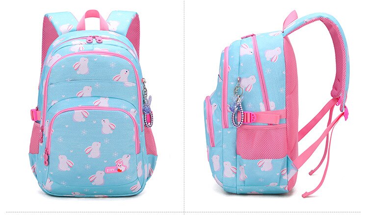 Girls School Bags Cartoon Cute Rabbit Backpacks Kids Satchels Children Primary School Students Girl Casual Backpack Book Bag
