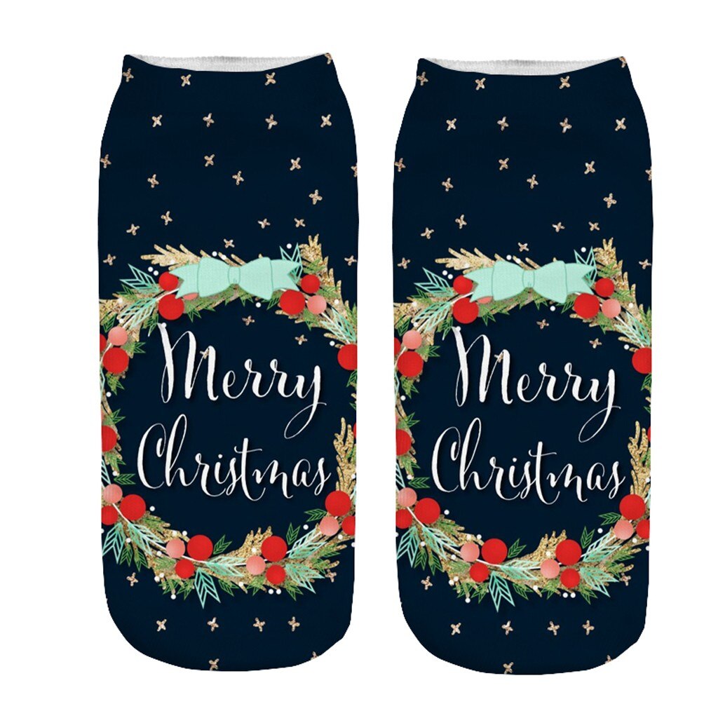 Jaycosin miehet naiset sukat harajuku skarpetki mukavat puuvillaiset joulusukat tossut lyhyt printti nilkka hauskat sukat kalsettiinit