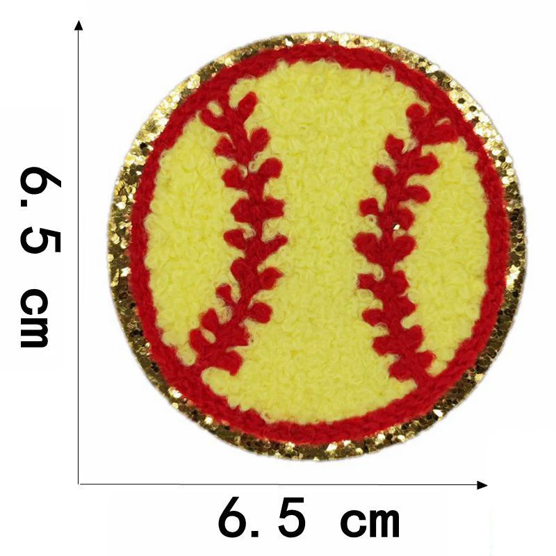 Sport Carnaval Voetbal Basketbal Honkbal Embleem Kleding Accessoires Badge Borduurwerk Sticker Strijkijzer Patches