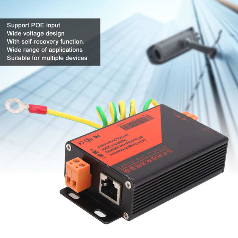 Parafoudre Ethernet RJ45, 10kv, système de surveillance, suppresseur de foudre, pour la sécurité, en utilisant un protecteur de tonnerre