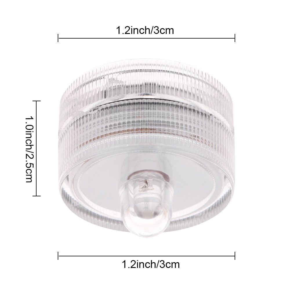 Fish Tank Accessories Candle Shape LED Lamp Fish Tank Lamp Waterproof Aquarium Light Mini Lighting