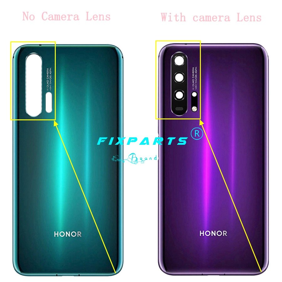 Originele Cover Voor Huawei Honor 20 Pro Terug Batterij Cover Deur Achter Glas Behuizing Case Voor Huawei Honor20 Honor 20 batterij Cover