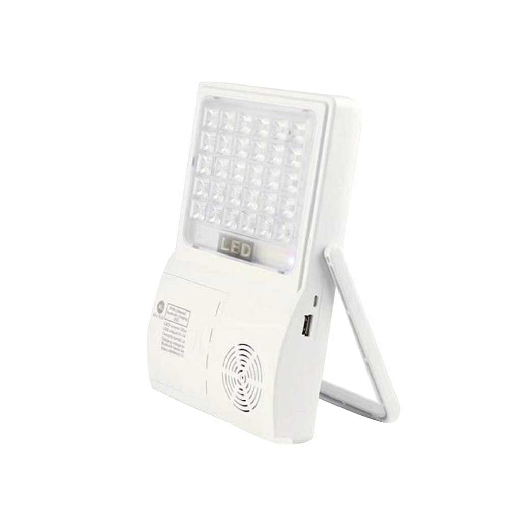 Utomhus camping strömavbrott med led solenergi nödbelysning, laddning integrerad led belysning: Vit