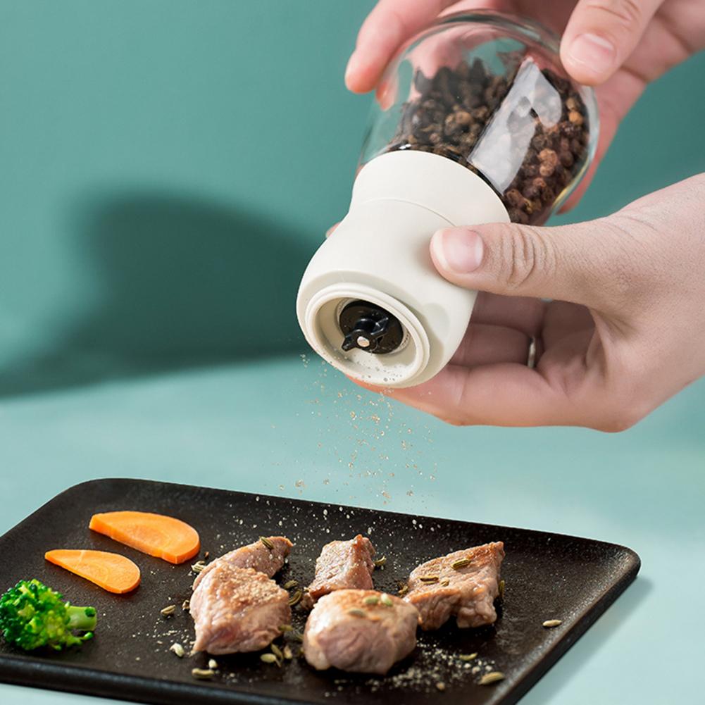 Salt Grinder Multi-function Spice Grinder Safe Dust Proof Pepper Shaker Spice Grinder