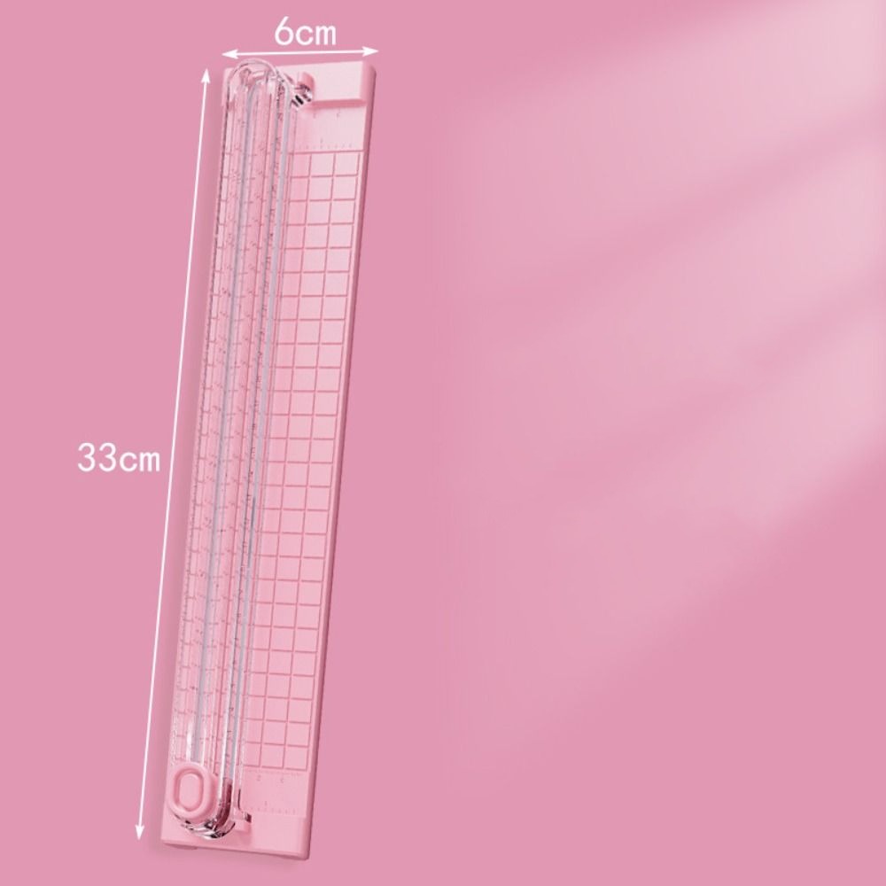 Narzędzie robić scrapbookingu Papier Kartka Papier fotograficzny Nożyk Przenośny Papier robić rękodzieła Trymer DIY Bezpieczne narzędzie robić cięcia papieru Laminator: Czerwony