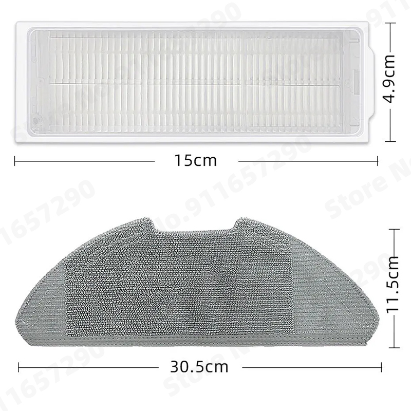 Para Xiaomi Mi Robot aspirador-mopa 2 Pro/Lite MJST1SHW MJSTL Cepillo principal lateral tanque de agua caja de polvo paño de mopa accesorios de filtro HEPA