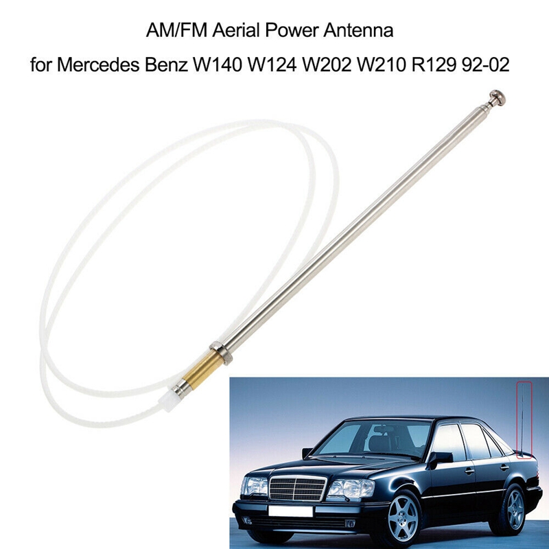 Bil antenne antenne mast am fm radio til mercedes-benz  w140 w124 w202 w210 r129