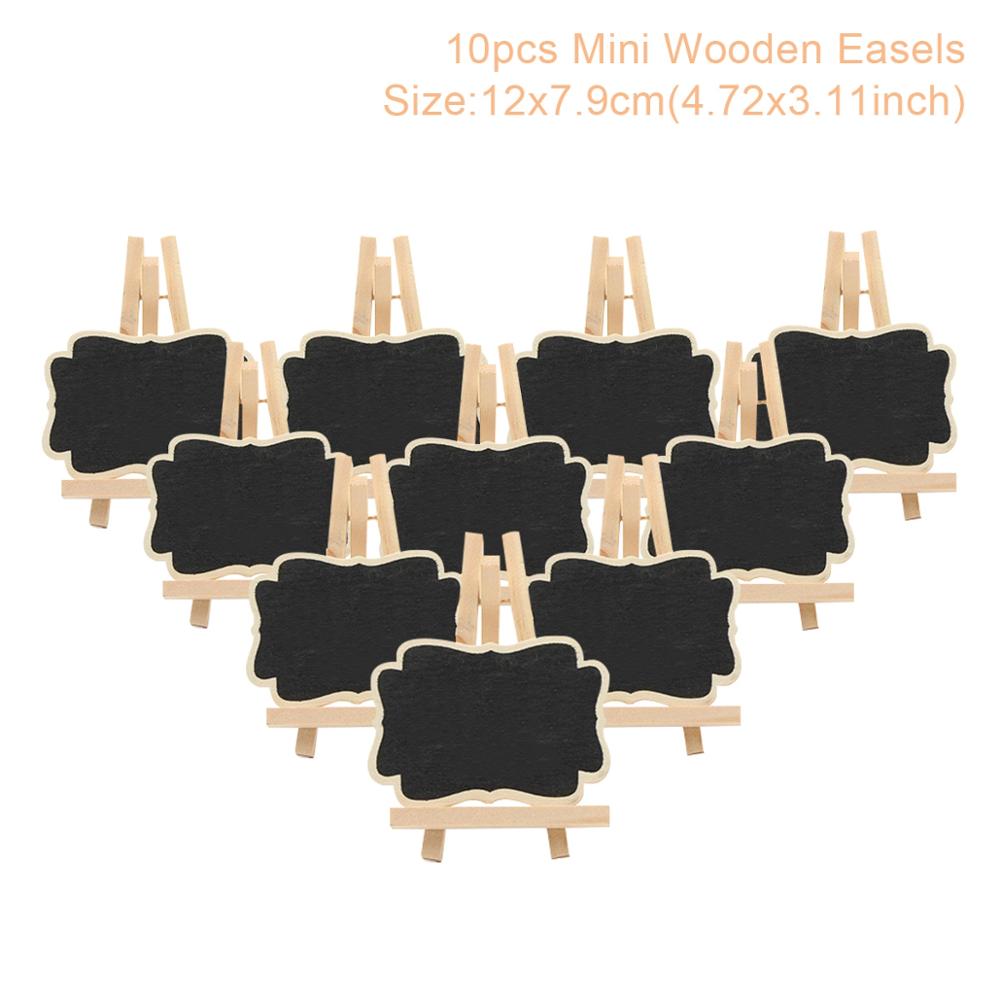Staraise Wooden Easels Wedding Table Decoration Rustic Wedding Decor for Wedding Party Valentine's Day for girlfriend