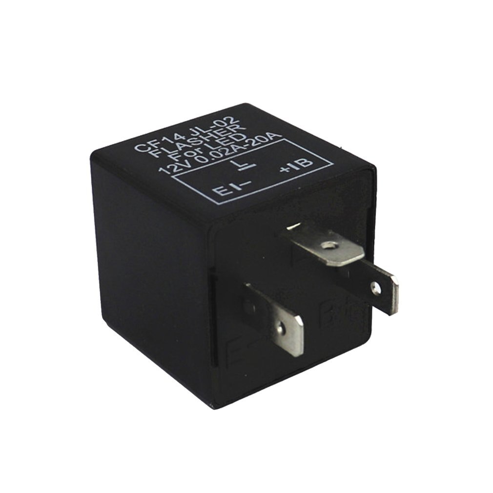 Adjustable 3 Pin LED Electronic Flasher Relay 3 Pin LED Automotive Electronic Flash Relay Car Relay CF14