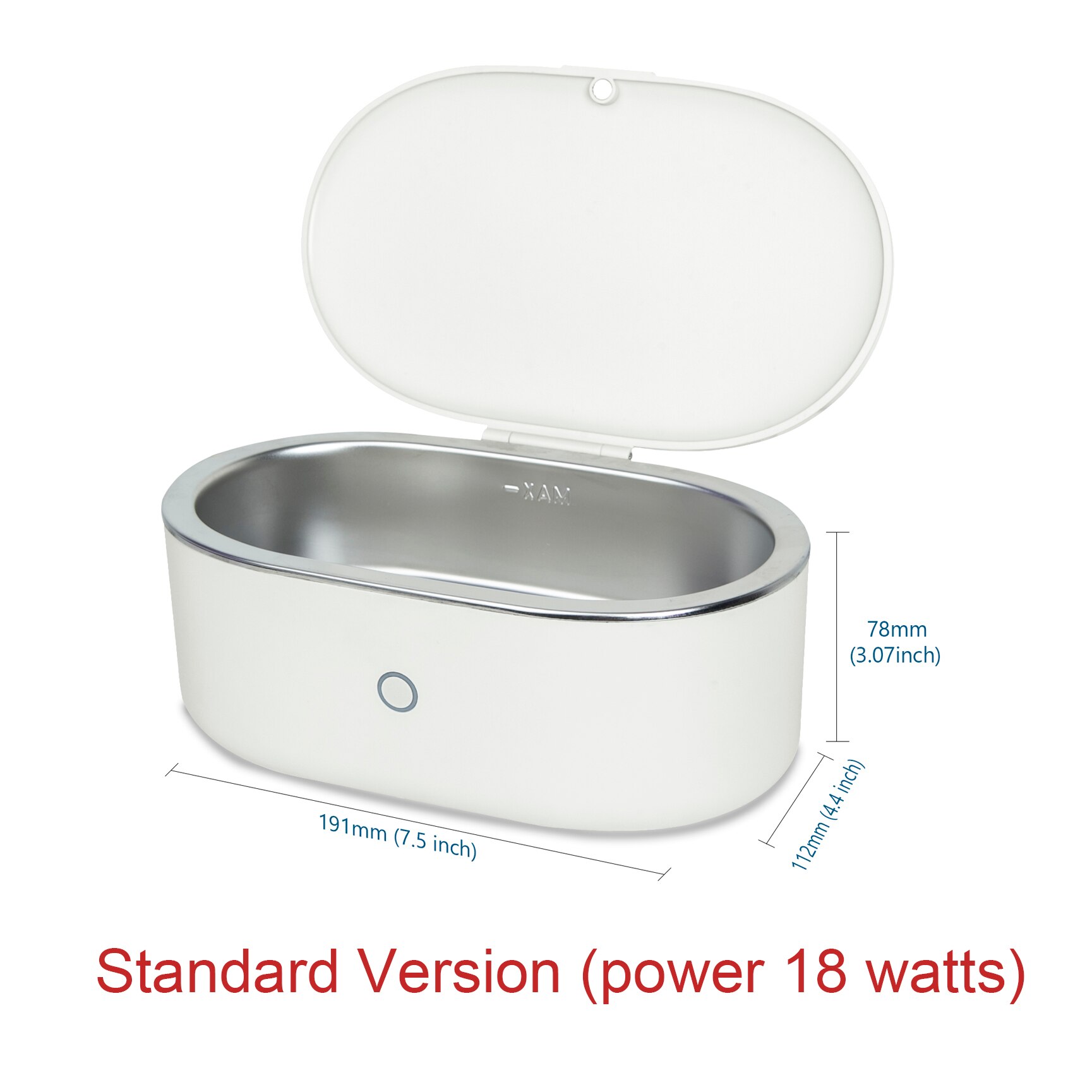 DR.XIAOZE Ultrasonic Cleaner Portable Washing Machine 45000Hz Jewelry Ultrasonic Cleaning Machine Home Appliance: Standard Version