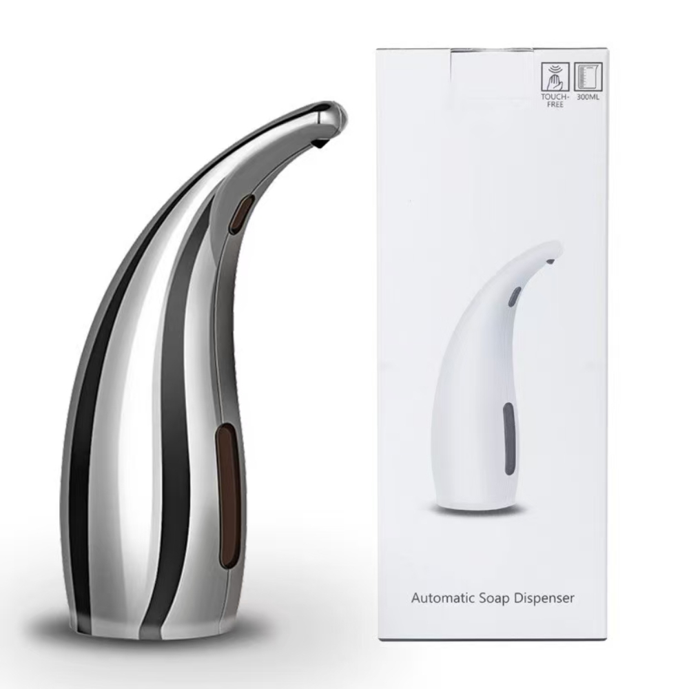 Seifenspender, 1 Stück, automatischer Sensor, berührungslos, intelligenter Handwaschspender, 300 ml, Geschirrspülmittel, Shampoo, Tischplatte