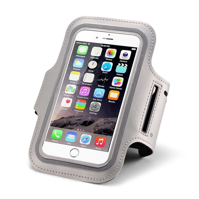 Sports Correndo Caso Workout Armband Silicone Cubra com Tiras de Extensão para o iphone 6 s/6