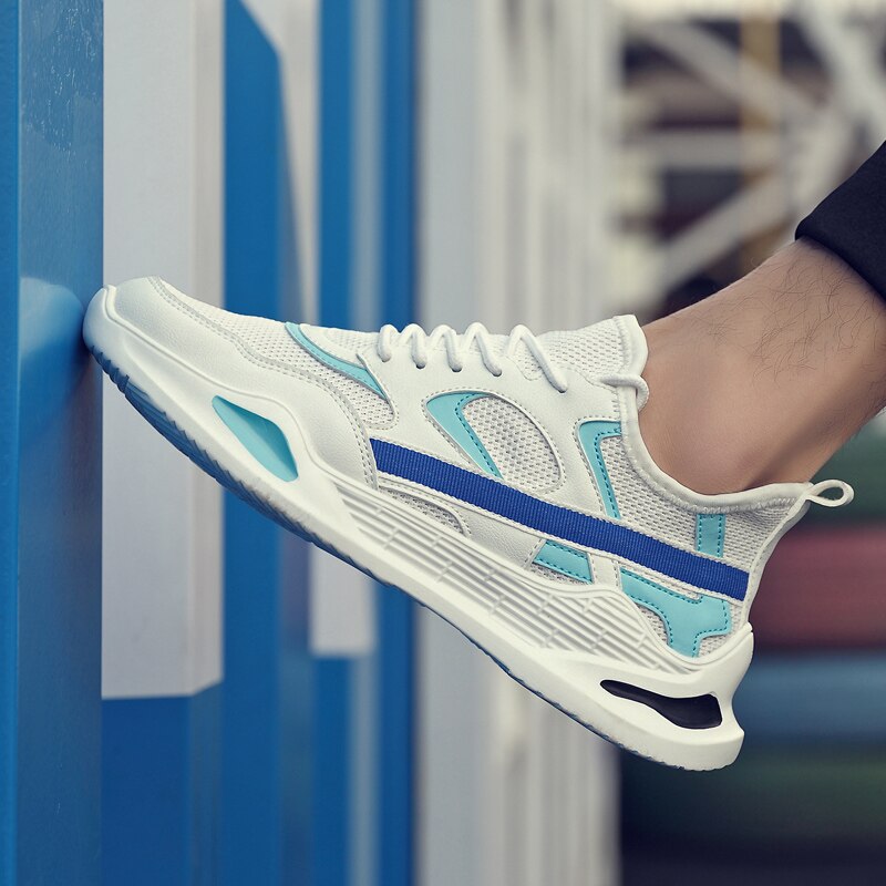 Dämpande andningshål herr fritidsskor andningsbara sneakers gym träning althetic outdoor skor lätta