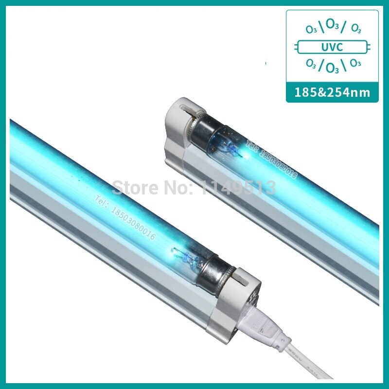 Uv Desinfectie Lamp T5 Uv Kiemdodende Geïntegreerde Buis 4W 6W 8W Huishoudelijke O₃ Mijt Sterilisatie Lamp Uv kiemdodende Buis Lamp