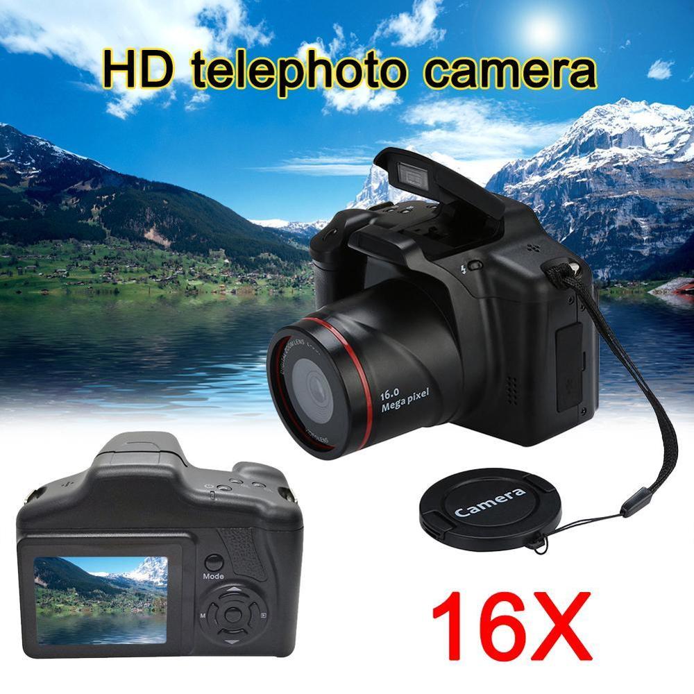 Meilleur prix Portable appareil photo numérique caméscope Full HD 1080P caméra vidéo 16X Zoom AV Interface 16 mégapixels CMOS capteur offre spéciale