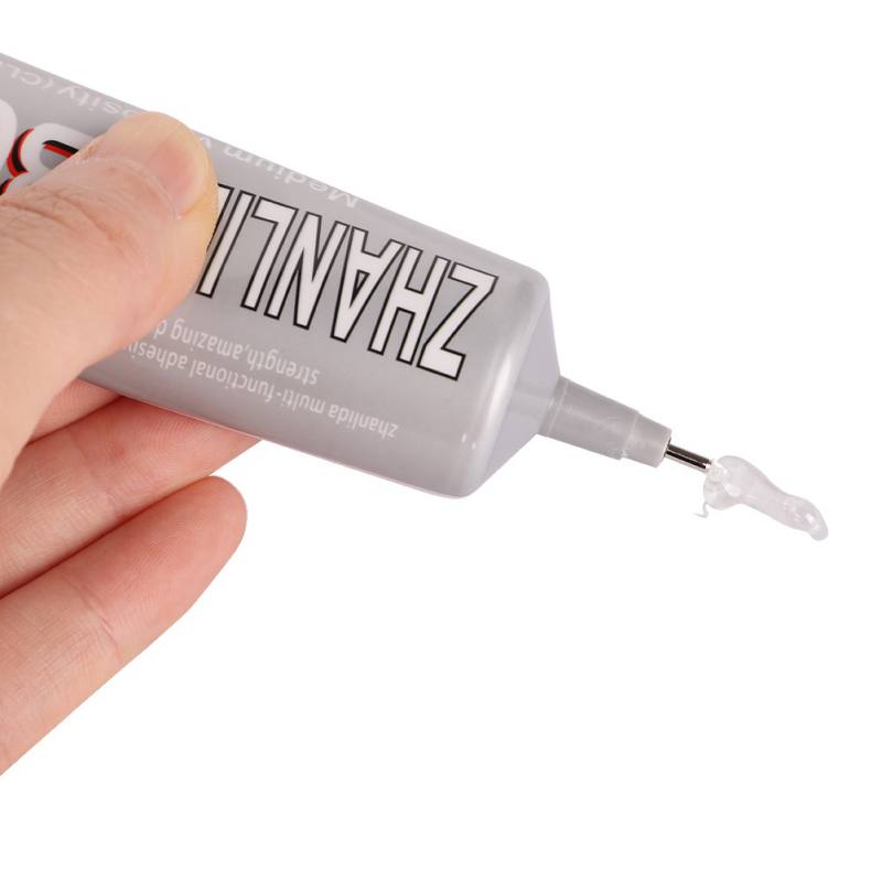 4 sztuk 15ml płynny klej B-6000 guma drewno metaliczny papier B6000 Super przejrzysta klej z żywicy epoksydowej biżuteria silne tkaniny z tworzywa sztucznego szkoły