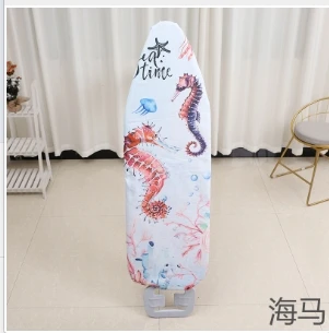 Funda de repuesto para tabla de planchar de lona con estampado de flores de flamenco, lavable, antideslizante, aislante térmico, Protector para mesa, 140x50 cm