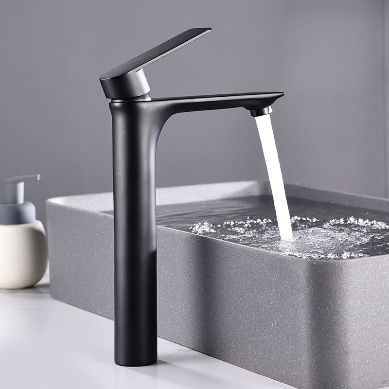 Bathroom Faucet And Cold Water Mixer Tap Sink Faucet Black Golden Color Toilet Tapware Bathroom Accessories