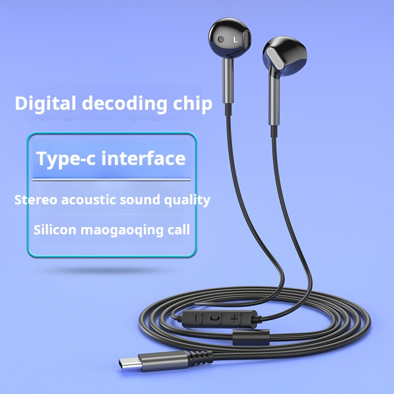 2025 nowy zestaw słuchawkowy XIAOMI dźwięk przestrzenny radio Hifi słuchawki przewodowe 3.5mm/type-c douszne słuchawki sportowe do gier z mikrofonem słuchawki douszne: WHITE