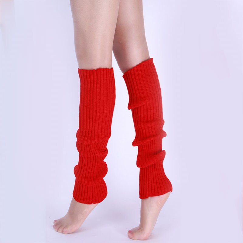 1 paar stijlvolle dames gebreide beenwarmers winter gebreide haak dames legging voetwarmer kniehoge elastische beenwarmers sokken