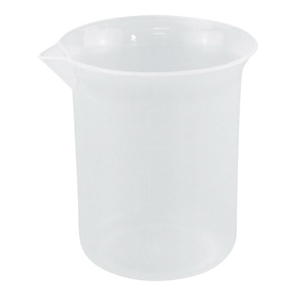 Laboratorio de química taza de medición plástica herramientas de enseñanza taza de medición Triangular equipo de investigación científico