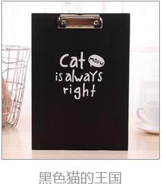 A4 Paper Clipboard Cartoon Paper Writing Pads as Big A4 File Folder: Red