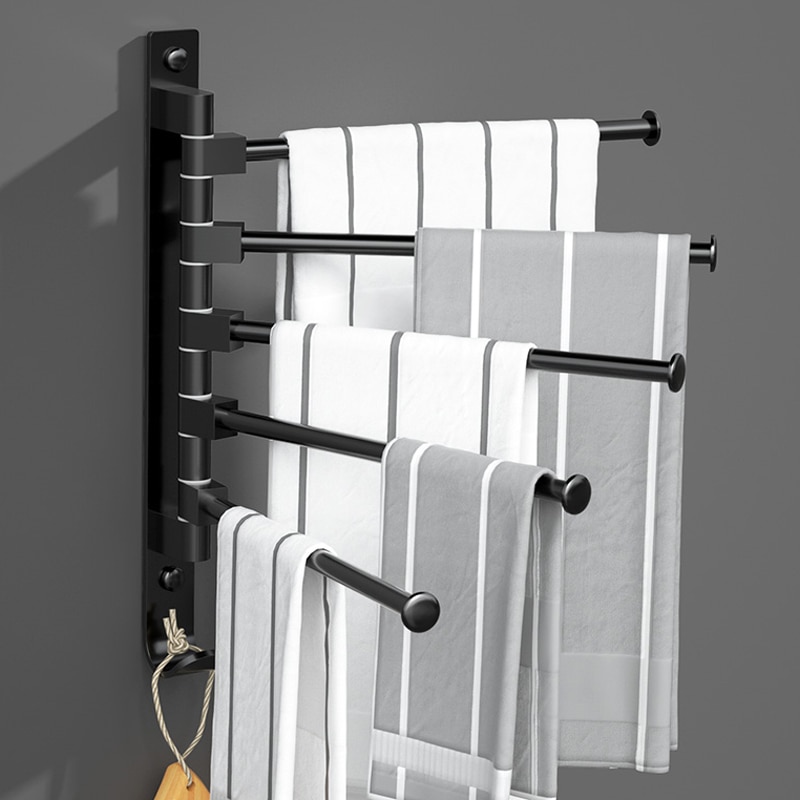 Matt svart håndkleholder porte servetter salle bain kjøkken bad toalha banheiro toallero adhesivo håndklestativ tilbehør