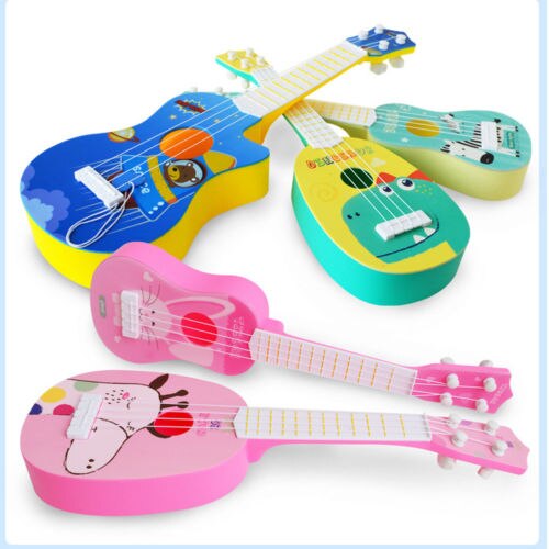 Mode Kinderen Baby Jongens Meisjes Speelgoed Muziekinstrument Mini Simulatie Gitaar 4 String Praktijken Muzikale Kinderen