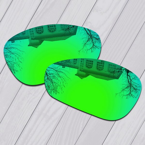 E.o.s Gepolariseerde Verbeterde Vervanging Lenzen Voor Oakley Crosshair 1.0 Zonnebril-Meerdere Keuze: Emerald Green