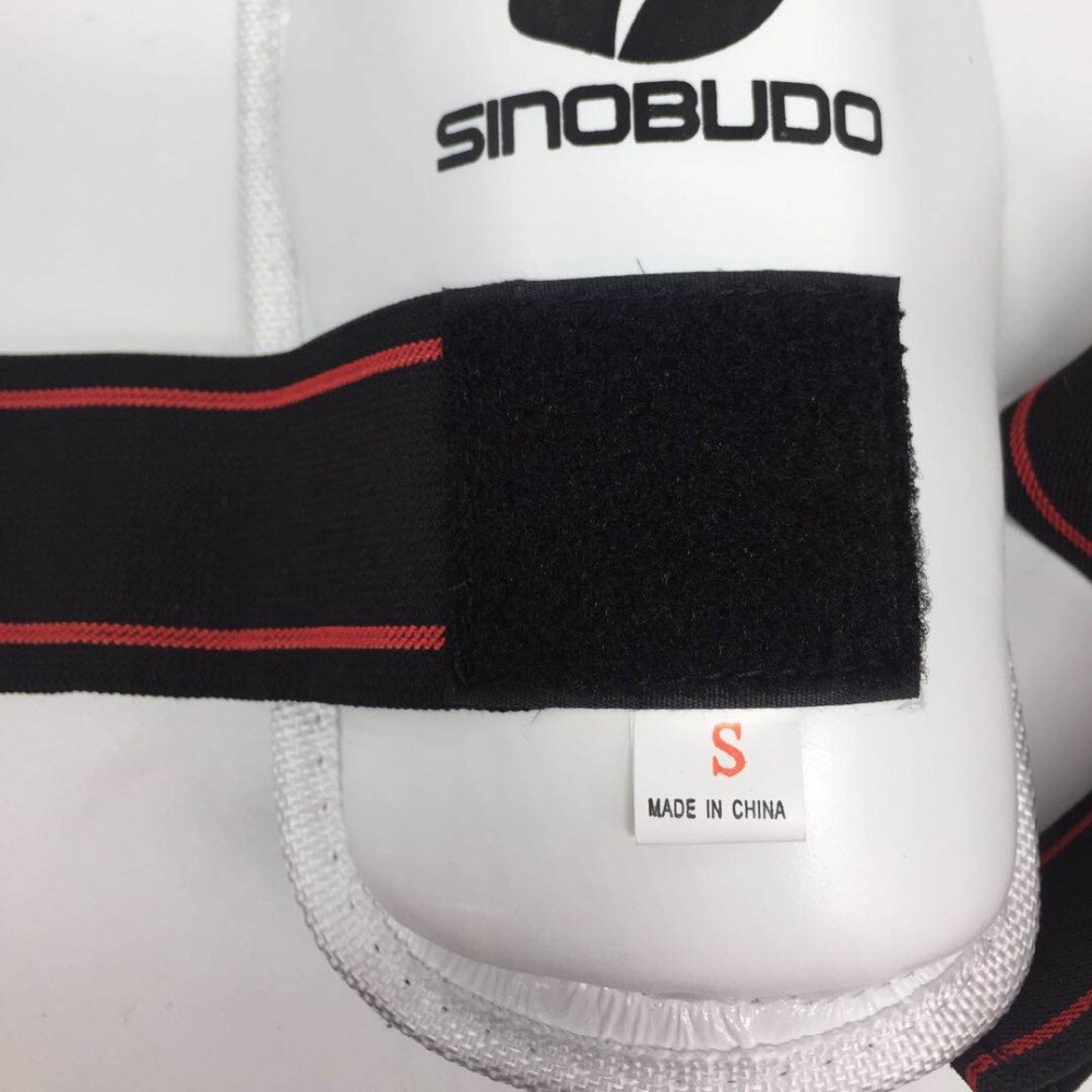 SINOBUDO PU skóra ITF Taekwondo wysokiej jakości bokserski ochraniacz na nogę ochraniacz na stopę męnarty sprzęt treningowy ochraniacz