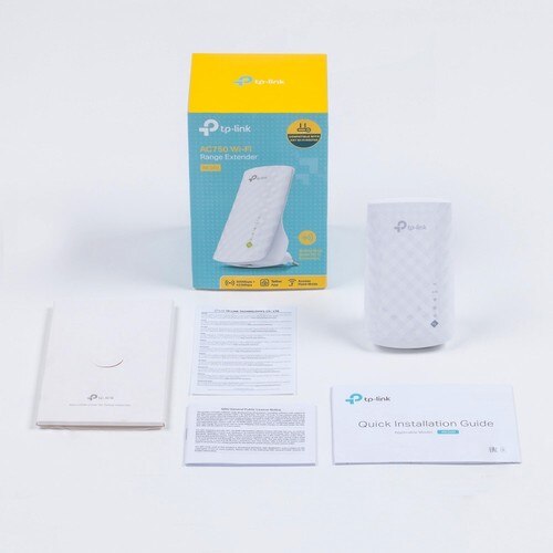 Tp-link RE200 750Mbps Wireless AC Dual Band facile da installare Access Point e Universal Range Extender con porta 1RJ45