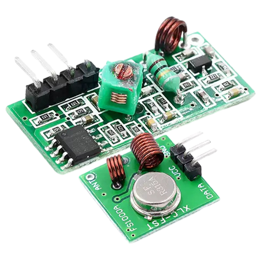 Émetteur-récepteur RF sans fil, technologie de télécommande, 10MW, 315/433 Mhz, 3.5-12V, DC 5V, bricolage Ardu37: Rose Red
