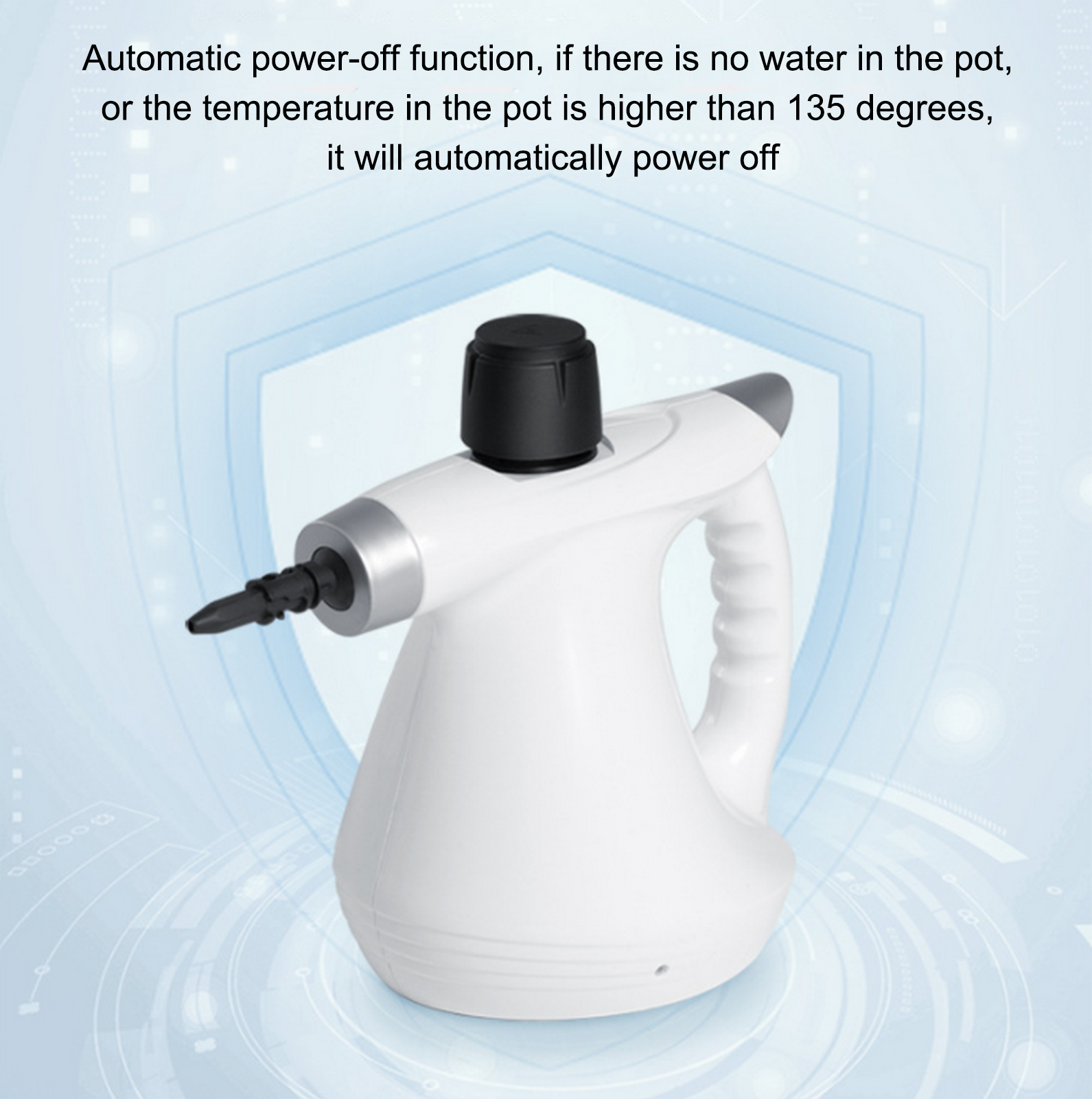 Handheld Steam Cleaner for Chemical-Free Cleaning Portable Multi-Steamer with 8 Accessories for Kitchen Bathroom Window Car Seat