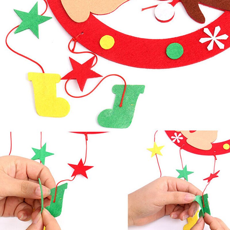 DIY Christmas Wind Chimes Kits Educational Toys Craft Kits Xmas Decoration DIY Wind Chimes For Kids Child