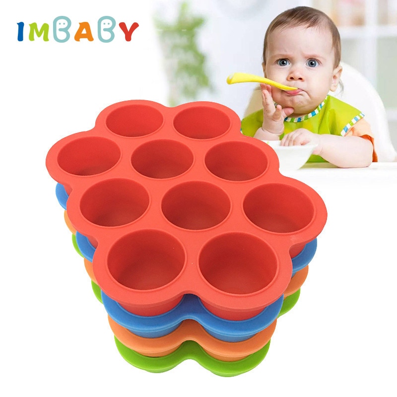 Imbaby Babyvoeding Container Siliconen Fruit Moedermelk Opslag Kinderen Servies Box Vriezer Kids Voedsel Opslag Baby Spullen