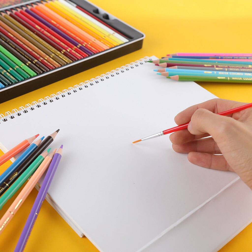 36/72/120 Watercolor Pencils Drawing Pen Art Set Children Kids Painting Sketching Water Color Pencils Kit Drawing Sketching Ne